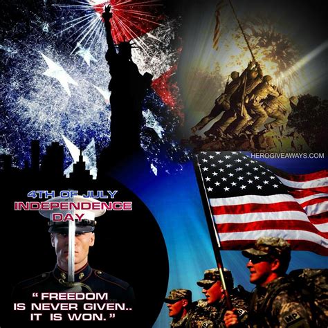 Happy Fourth Of July Quotes For Soldiers Shortquotescc