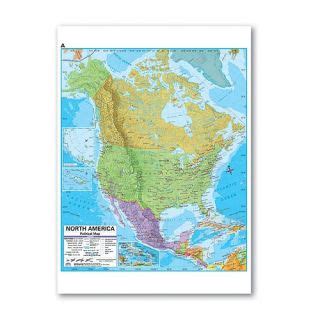 Advanced Political Map North America