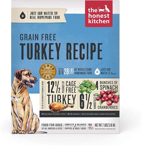 The Honest Kitchen Grain Free Turkey Recipe Dog Food