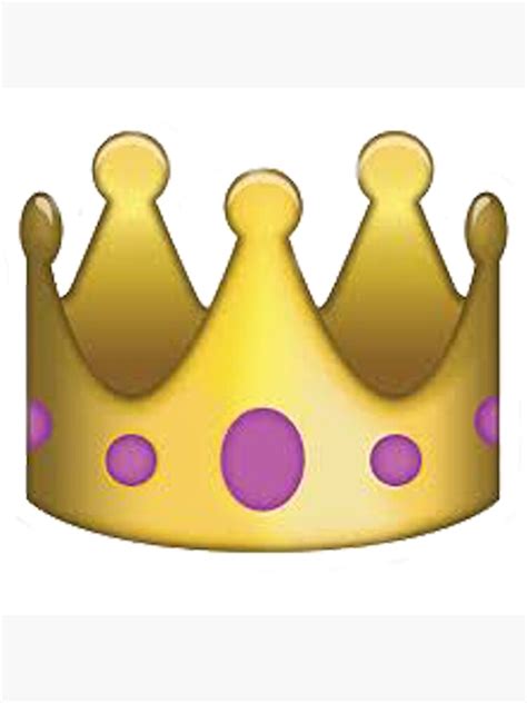 Crown Emoji Photographic Print For Sale By Ladyboner69 Redbubble