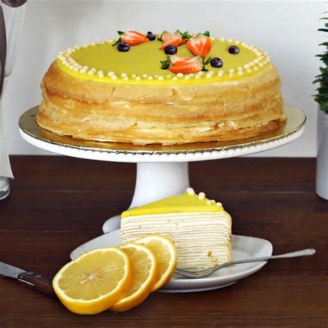 Yuzu Crepe Cake Slice Junandus