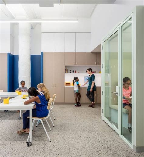 Ai Designs New York City School With Colourful Panels And Tiered