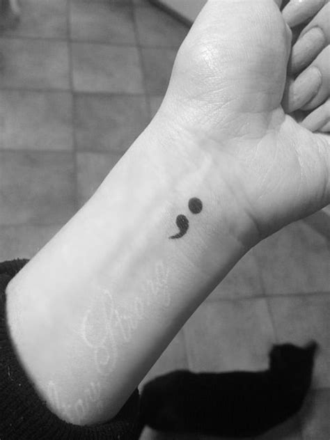 Semicolon Tattoo Semicolon Tattoo Tattoos