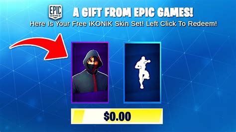 New How To Get The Ikonik Skin For Free Youtube