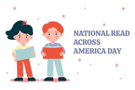 A Boy And A Girl Are Reading A Book National Read Across America Day