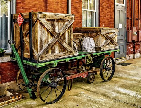 Old Baggage Cart Photograph By Nick Zelinsky Jr Fine Art America