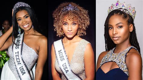 Black Women Make History Again Winning All 3 Major Us Beauty Pageant