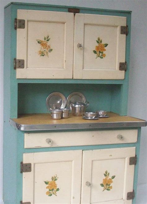 We plan to do the project ourselves, and have pretty good tools and skills. Vintage Kids Kitchen Cabinet / Junior Sellers / Kids by ...