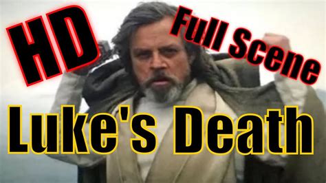 Lukes Death Star Wars The Last Jedi Full Scene Hd Youtube
