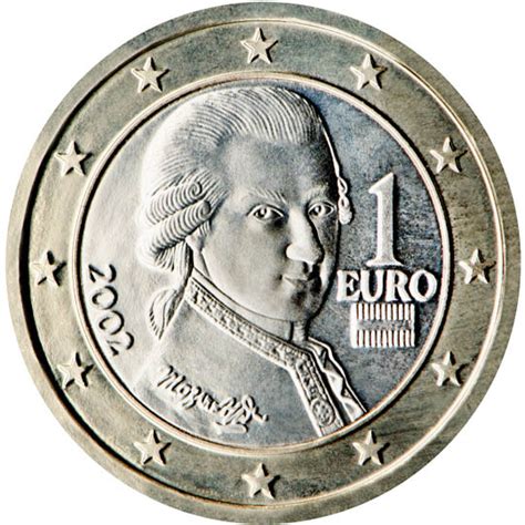 Autriche 1 Euro 2002 Pieces Eurotv Le Catalogue En Ligne Des Monnaies