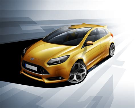 Wallpaper Sports Car Ford 2013 Coupe Sedan Focus St Netcarshow