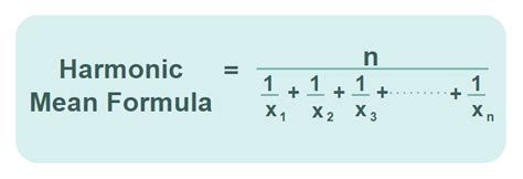 Harmonic Mean Definition Formula Examples And Faqs