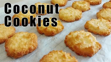 Coconut Cookies Easy Homemade Cookies Soft And Chewy Coconut