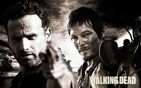 Online Crop Hd Wallpaper Rick And Daryl The Walking Dead Wallpaper Flare