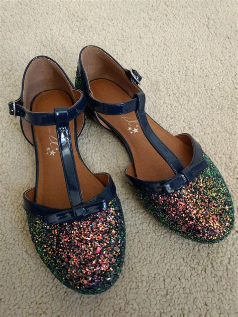 Girls Next party shoes navy sparkly size 3 in Eastleigh for £5.00 for 