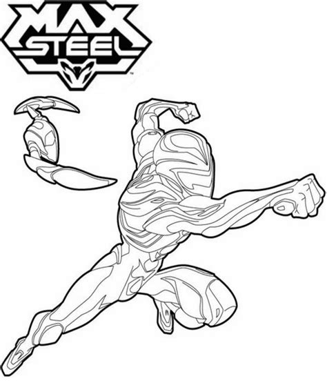 Dibujos De Max Steel 2 Para Colorear Para Colorear Pintar E Imprimir