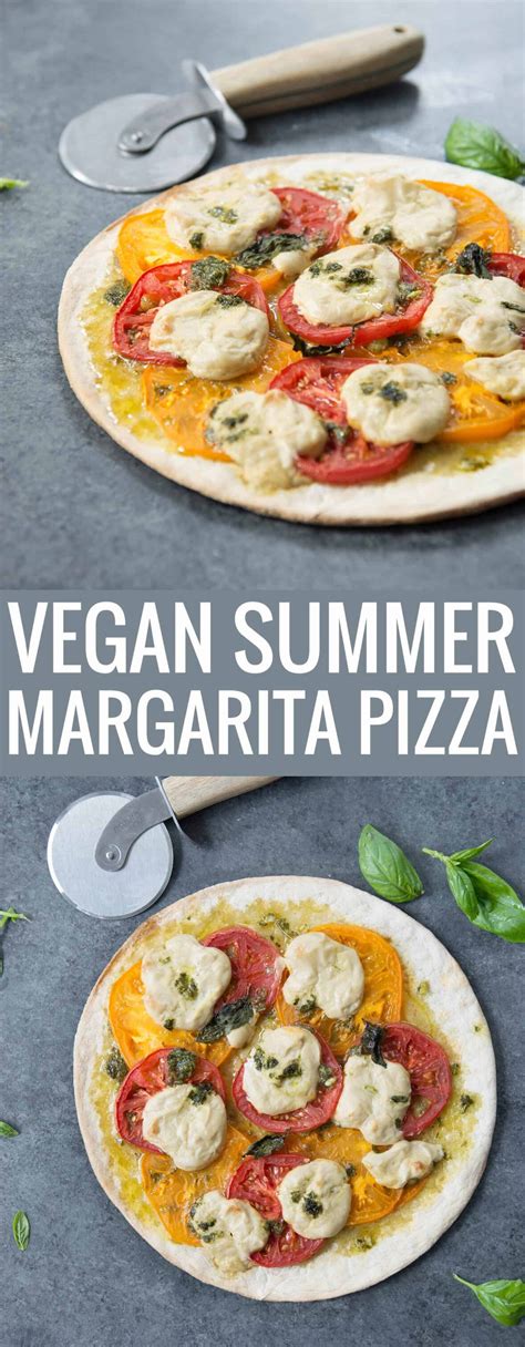 Vegan Summer Margherita Pizza Delish Knowledge