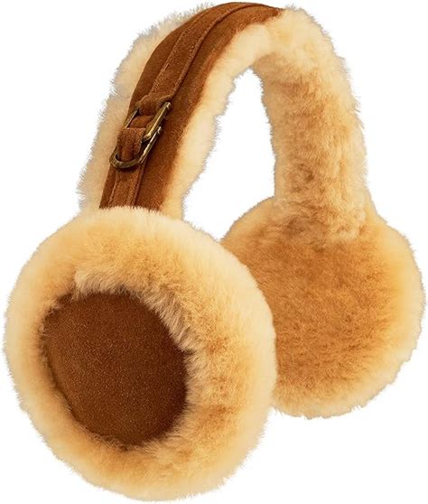 Warm And Fluffy Sheepskin Earmuffs For Women And Girls By Rors And Wren
