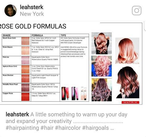 Taking Rose Gold Formulas To The Limit Matrix Rose Gold Hair Color