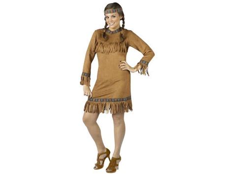 Plus Size Adult Female Native American Indian Costume Native American