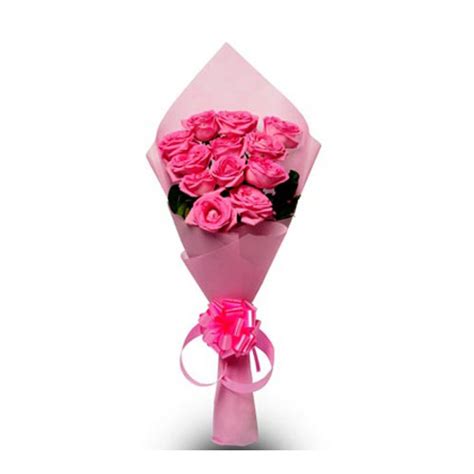 Pink Rose Bouquet Buy Ts Online