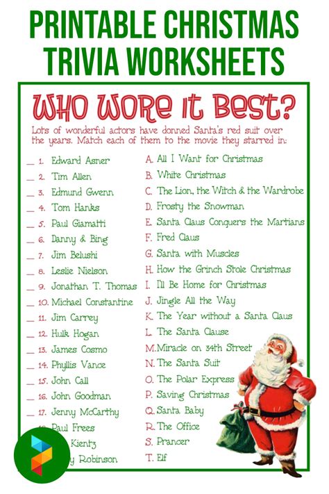 christmas trivia games with answers free printable web elf trivia printable christmas game