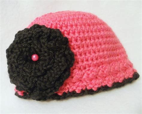 Crochet Pattern Baby Hat Pattern The Leisa Baby Hat Pattern Etsy