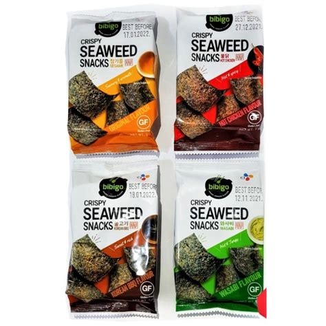 Bibigo Crispy Seaweed Snack 3 Packs5grams Shopee Philippines