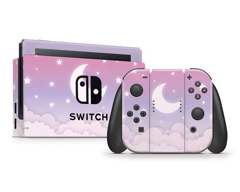 Cute Lunar Sky Nintendo Switch Skin Stickybunny