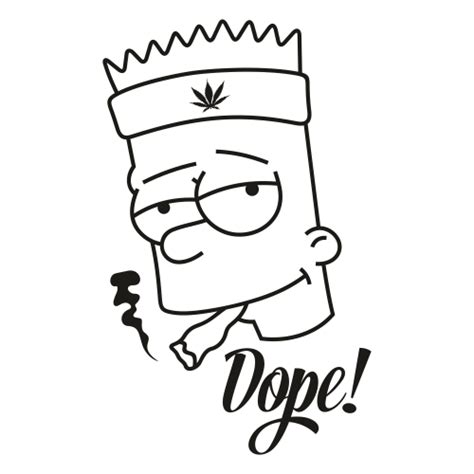 Bart The Simpson In Svg Png Dxf Eps Pdf Format Instant Download Cricut