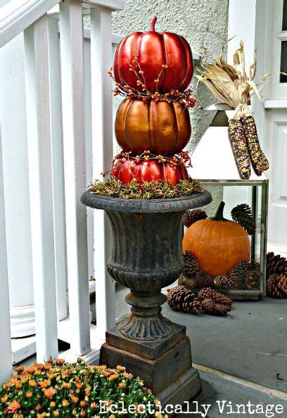 Welcome Fall The Best Makeover For A 1 Plastic Pumpkin Simple