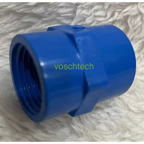 Pvc Blue Fittings Female Adapter 12” 34” 1”1 14 1 12 2 Shopee Philippines