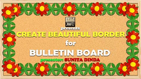 Simple Steps To Create Borders For Bulletin Boards In School Youtube