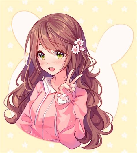 Tan Anime Girl With Curly Brown Hair Hair Trends 2020 Hairstyles And Hair Colours To Try