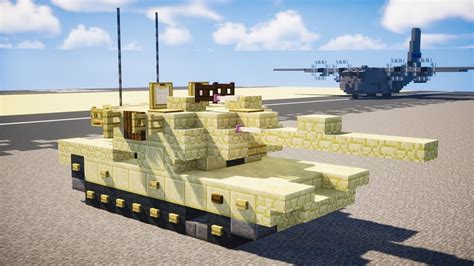 Minecraft M1a2 Abrams Tank V40 Tutorial Youtube