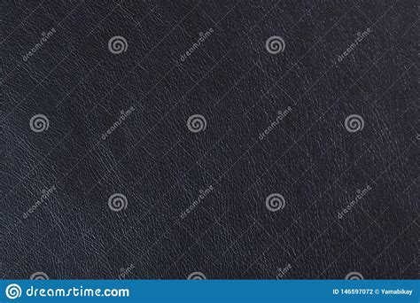 Texture Of Dark Blue Leather On Macro Stock Photo Image