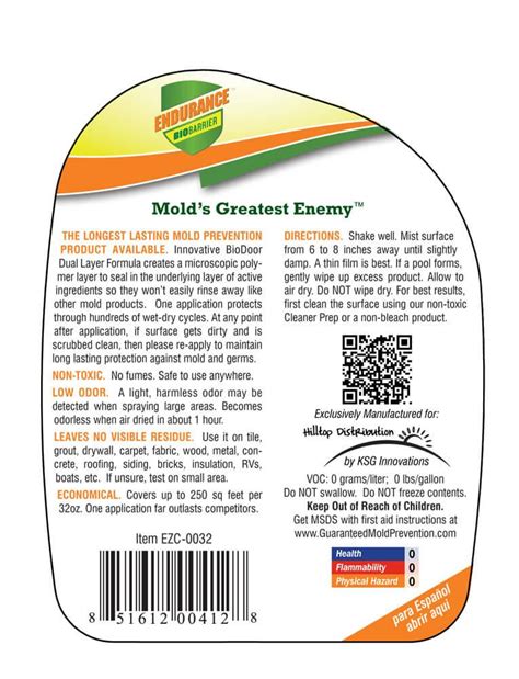 Biobarrier is a new, exciting line of products from barrier biotech. Buy Mold Prevention Spray 32oz | Guaranteed Mold Prevention