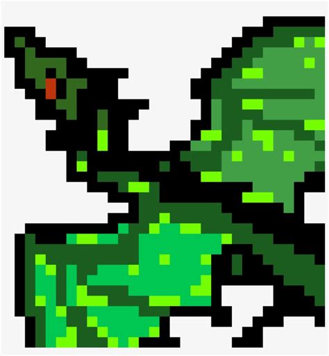 Smog Dragon Dragon Pixel Art Grid 1184x1184 Png Download Pngkit