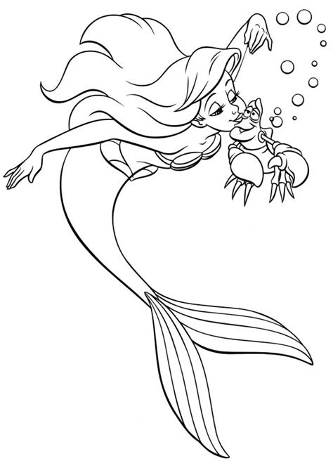 Desene Cu Mica Sirena Ariel De Colorat Imagini și Planșe De Colorat Cu