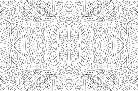 Premium Vector Linear Abstract Art For Adult Coloring Book