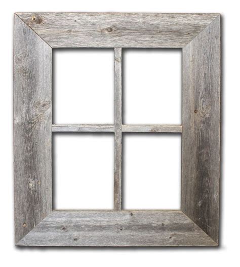 This window frame was stained in dark walnut and then painted in vintage white. Old Rustic Window Barnwood Frames - Not For Pictures ...