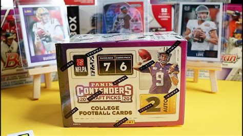 2020 Panini Contenders Draft Picks Football Blaster Box Break 2 All You Need Is Love Youtube