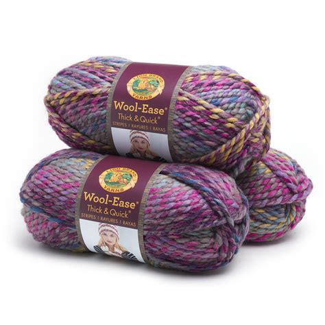 Lion Brand Yarn Wool Ease Thick And Quick Astroland Classic Super Bulky