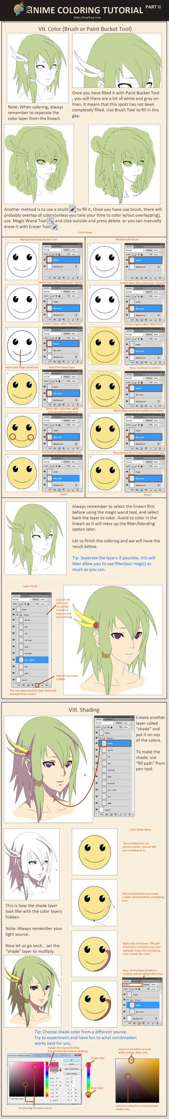Anime Coloring Tutorial Part 2 By Marfrey On Deviantart