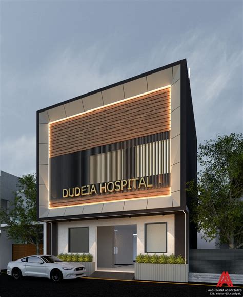 Hospital Design Front Elevation Design 39 Front House Tile Cladding