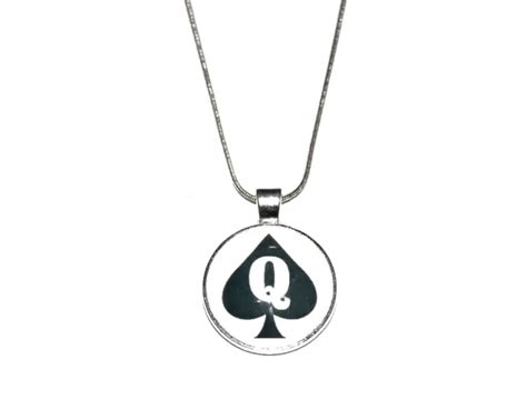 Queen Of Spades Qos Hotwife Necklace Cuckold Lifestyle Jewellery Bbc Silver St1 1734 Picclick