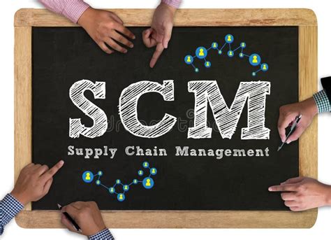 Scm Supply Chain Management Concept Stock Photo Image Of Book