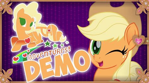 Gettin Down N Dirty Pony Tail Adventures Applejack Demo Youtube