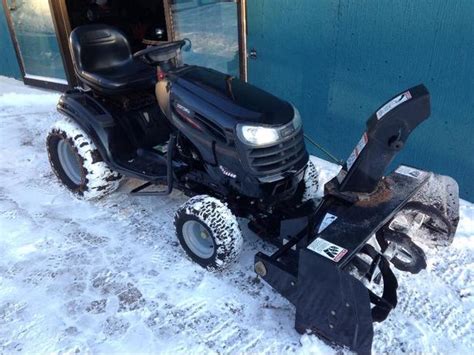 2008 Craftsman Dgs6500 With 40 2 Stage Snow Blower Cornwall Pei Mobile