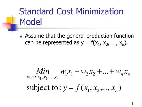 Ppt Cost Minimization And Cost Curves Powerpoint Presentation Free